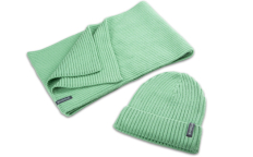 Комплект вязаной шапки и шарфа SKODA electric (000084303N622)