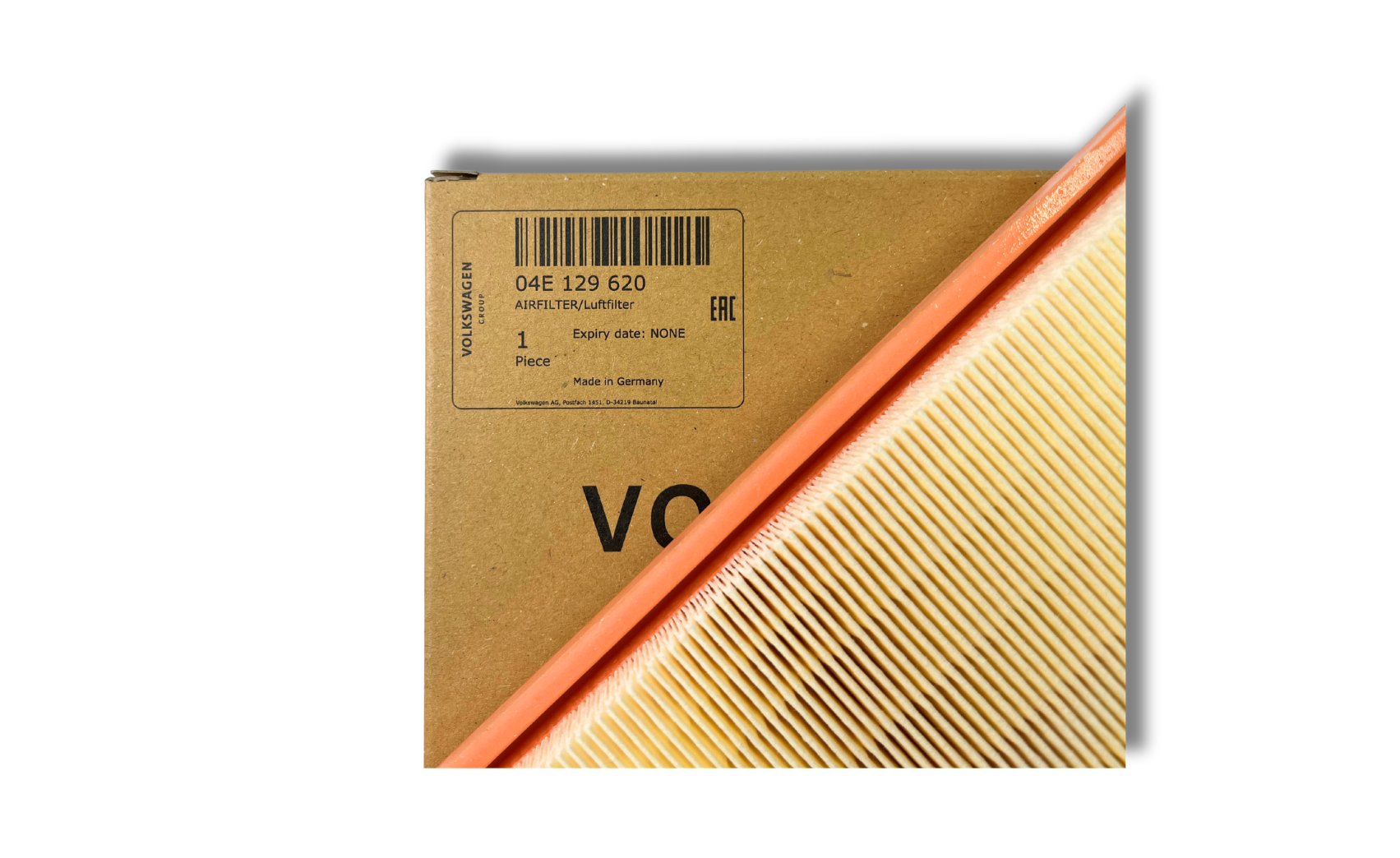 Фiльтр повiтряний двигуна (04E129620) 3