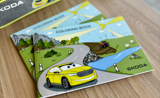 Книжка для розфарбовування дитяча SKODA (000087703QK) 5