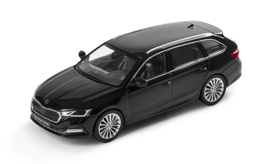 Модель Octavia Combi A8 1:43 Magic black (5E7099300F9R) 1