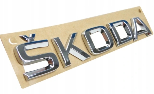 Надпис хром Škoda (5JA8536872ZZ) 1