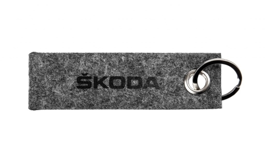 Брелок SKODA сірий (000087010BS) 1