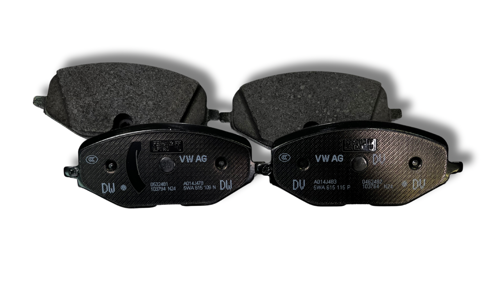Колодки тормозов передние (5WA698151P) 3