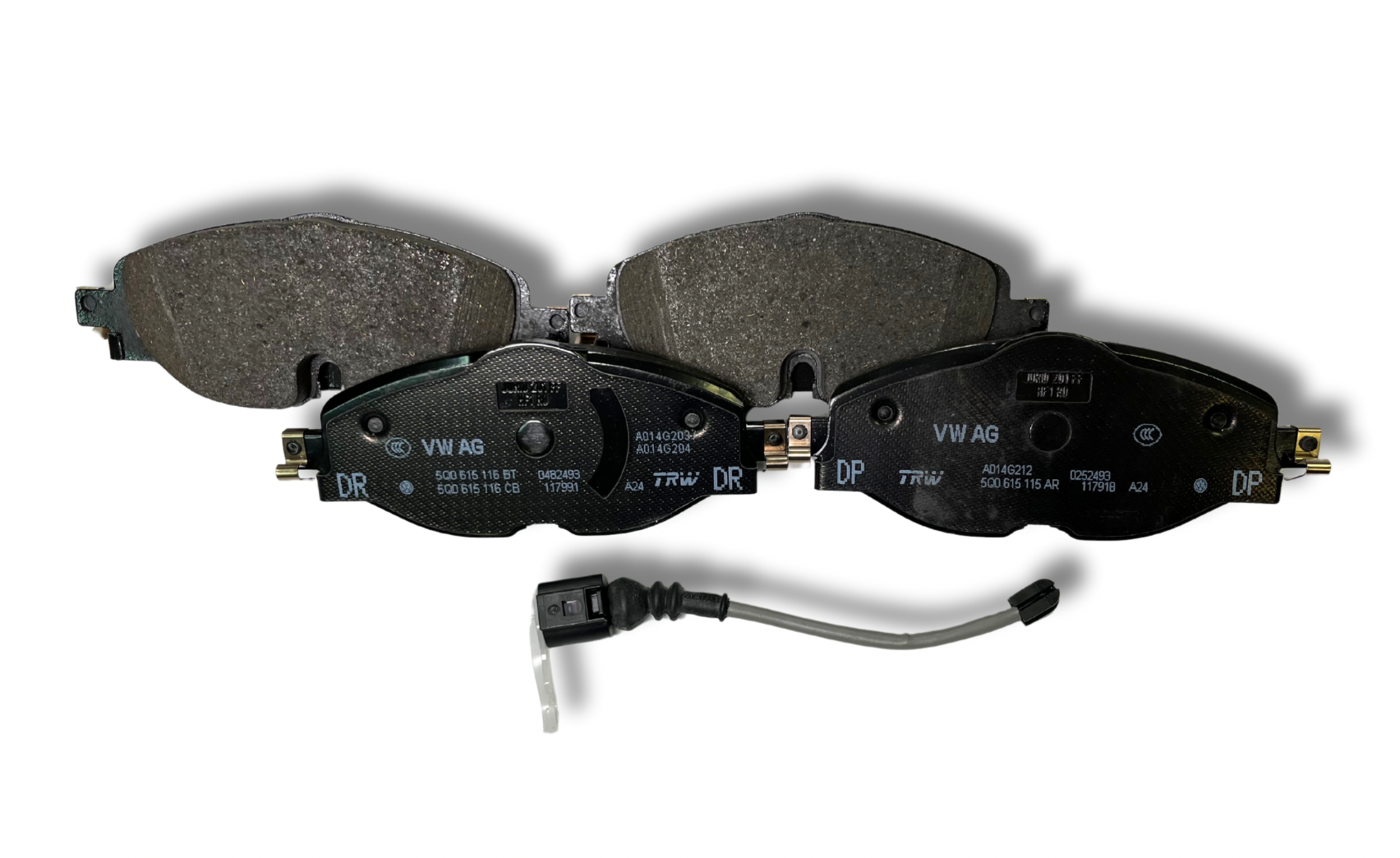 Колодки тормозов передние (8V0698151S) 3