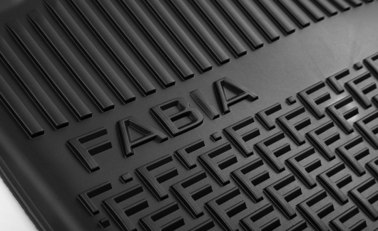 Гумові килимки для Fabia III - передні (к-т, 2 шт.) (6V1061551) 2