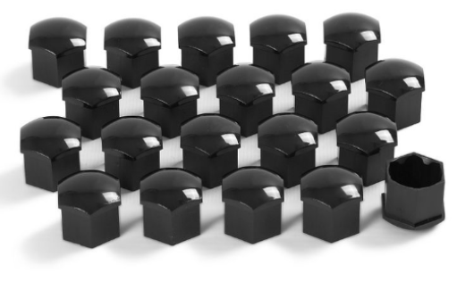 Колпачок колесных болтов к-т (черн.глянец) (1Z00712159B9) 1